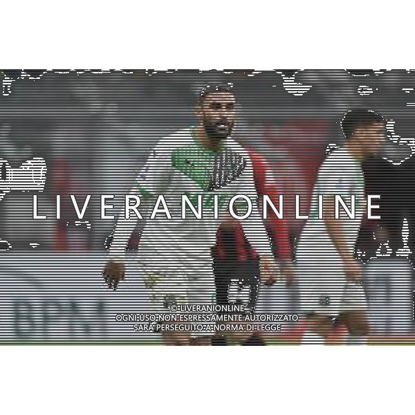 Gregoire Defrel (Sassuolo) Milan vs Sassuolo Campionato Serie A TIM - 14a giornata Milano 28-11-2021 Stadio Giuseppe Meazza - San Siro foto Roberto Garavaglia/ag. Aldo Liverani sas