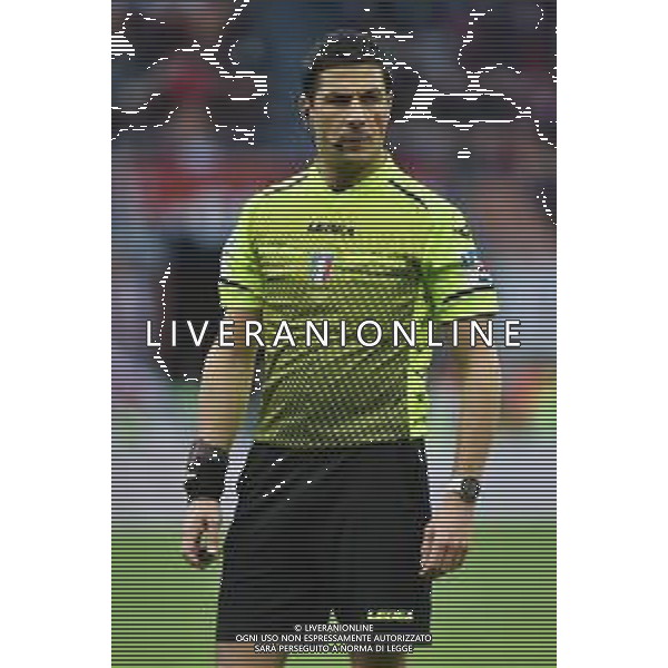 l\'arbitro Gianluca Manganiello di Pinerolo (TO) Milan vs Sassuolo Campionato Serie A TIM - 14a giornata Milano 28-11-2021 Stadio Giuseppe Meazza - San Siro foto Roberto Garavaglia/ag. Aldo Liverani sas