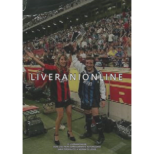 16-06-1999 MILANO-PARTITA DEL CUORE MILAN INTER NELLA FOTO JO SQUILLO E MINO REITANO AG ALDO LIVERANI SAS