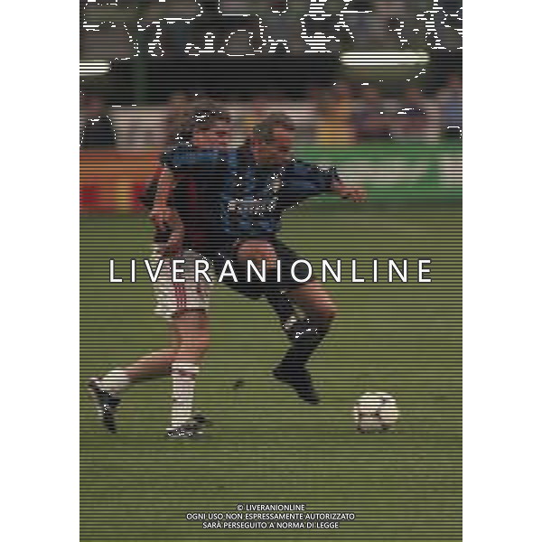 16-06-1999 MILANO-PARTITA DEL CUORE MILAN INTER NELLA FOTO GIOVANNI STORTI AG ALDO LIVERANI SAS