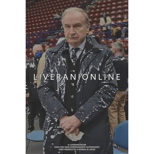¬© TVRG Giovanni Gianni Petrucci presidente FIP Federazione Italiana Pallacanestro Italia vs Olanda Qualificazioni Mondiali di Basket 2023 Gruppo H - 2a giornata Assago (MI) 29-11-2021 Mediolanum Forum foto Roberto Garavaglia/ag. Aldo Liverani sas/AGENZIA ALDO LIVERANI SAS