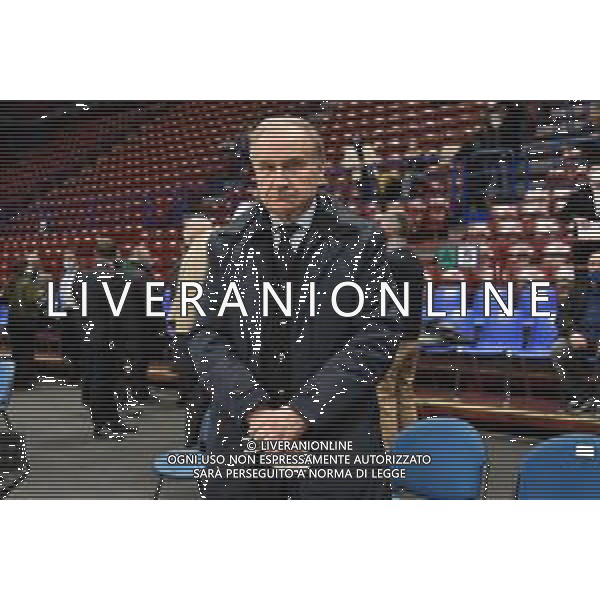 ¬© TVRG Giovanni Gianni Petrucci presidente FIP Federazione Italiana Pallacanestro Italia vs Olanda Qualificazioni Mondiali di Basket 2023 Gruppo H - 2a giornata Assago (MI) 29-11-2021 Mediolanum Forum foto Roberto Garavaglia/ag. Aldo Liverani sas/AGENZIA ALDO LIVERANI SAS