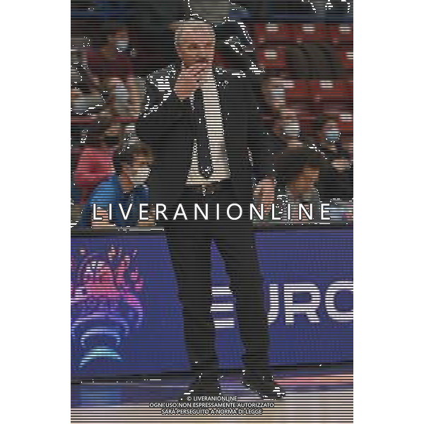 © TVRG Romeo Meo Sacchetti allenatore Italia Italia vs Olanda Qualificazioni Mondiali di Basket 2023 Gruppo H - 2a giornata Assago (MI) 29-11-2021 Mediolanum Forum foto Roberto Garavaglia/ag. Aldo Liverani sas/AGENZIA ALDO LIVERANI SAS