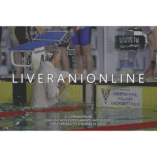 Nuoto Riccione 30/11/2021- Campionato Italiano Assoluto Frecciacciarossa in vasca da 25 metri nella foto: giovanni malago\' in piscina ©Claudio Zamagni/Agenzia Aldo Liverani /AGENZIA ALDO LIVERANI SAS