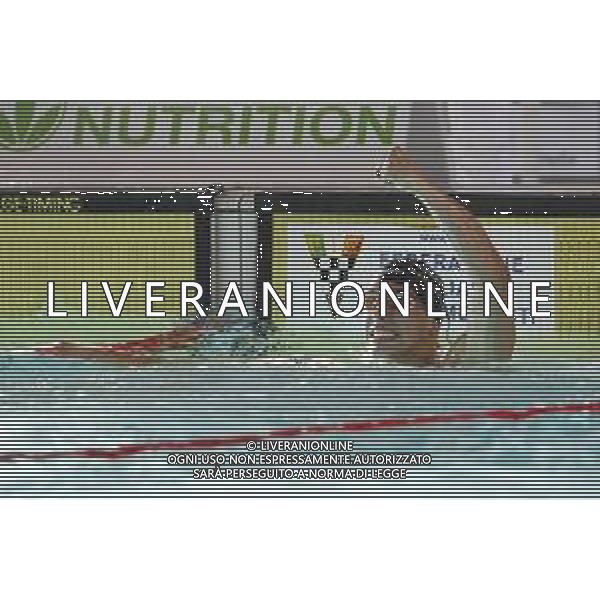 Nuoto Riccione 01/12/2021- Campionato Italiano Assoluto Frecciarossa in vasca da 25 metri nella foto: esultanza stefani\' simone ©Claudio Zamagni/Agenzia Aldo Liverani /AGENZIA ALDO LIVERANI SAS