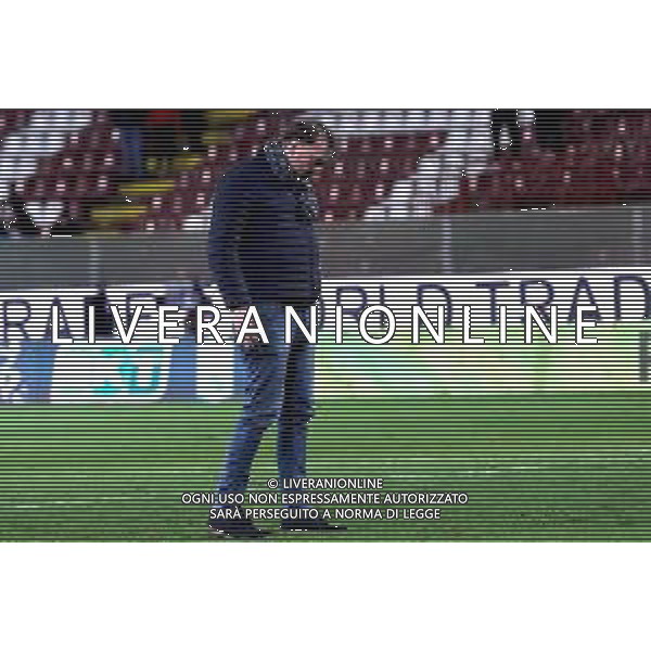 REGGINA - ASCOLI CAMPIONATO CALCIO SERIE BKT 30.11.2021 NELLA FOTO MASSIMO TAIBI DS REGGINA SOTTO LA CURVA A FINE GARA ©GAREFFA/AGENZIA ALDO LIVERANI SAS