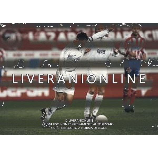 RETROSPETTIVA FERNANDO HIERRO CALCIATORE NELLA FOTO FERNANDO HIERRO CON LA MAGLIA DEL REAL MADRID AG ALDO LIVERANI SAS
