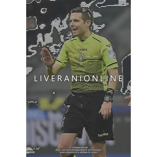 l\'arbitro Davide Ghersini di Genova Inter vs Spezia Campionato Serie A TIM - 15a giornata Milano 01-12-2021 Stadio Giuseppe Meazza - San Siro foto Roberto Garavaglia/ag. Aldo Liverani sas
