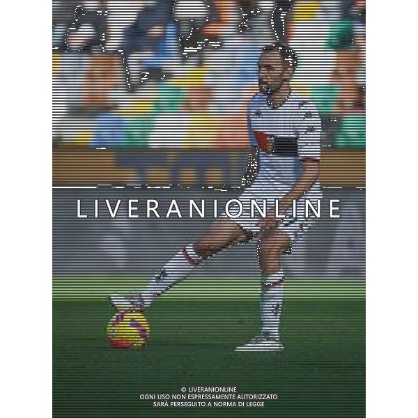 GriffoniE/LMedia - Udinese Calcio vs Genoa CFC - italian soccer Serie A match 2021/2022 28 November 2021 - Friuli - Dacia Arena stadium, Udine, Italy Photo showing: Milan Badelj (Genoa) portrait in action @GriffoniE/LMedia/AGENZIA ALDO LIVERANI SAS