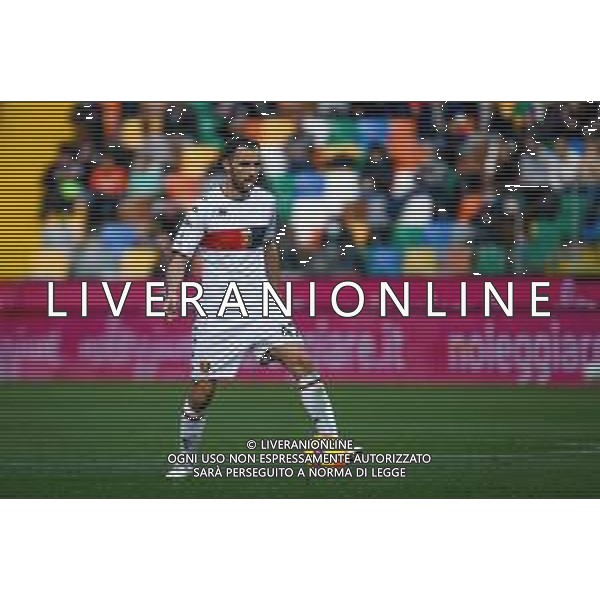GriffoniE/LMedia - Udinese Calcio vs Genoa CFC - italian soccer Serie A match 2021/2022 28 November 2021 - Friuli - Dacia Arena stadium, Udine, Italy Photo showing: Milan Badelj (Genoa) portrait in action @GriffoniE/LMedia/AGENZIA ALDO LIVERANI SAS