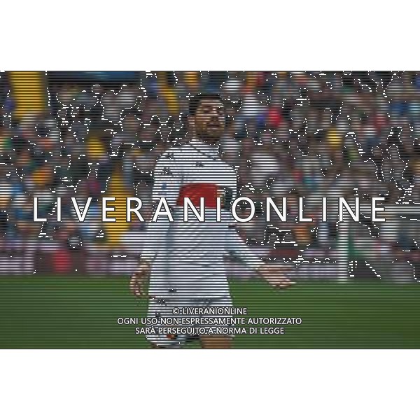 GriffoniE/LMedia - Udinese Calcio vs Genoa CFC - italian soccer Serie A match 2021/2022 28 November 2021 - Friuli - Dacia Arena stadium, Udine, Italy Photo showing: Stefano Sabelli (Genoa) portrait reacts @GriffoniE/LMedia/AGENZIA ALDO LIVERANI SAS