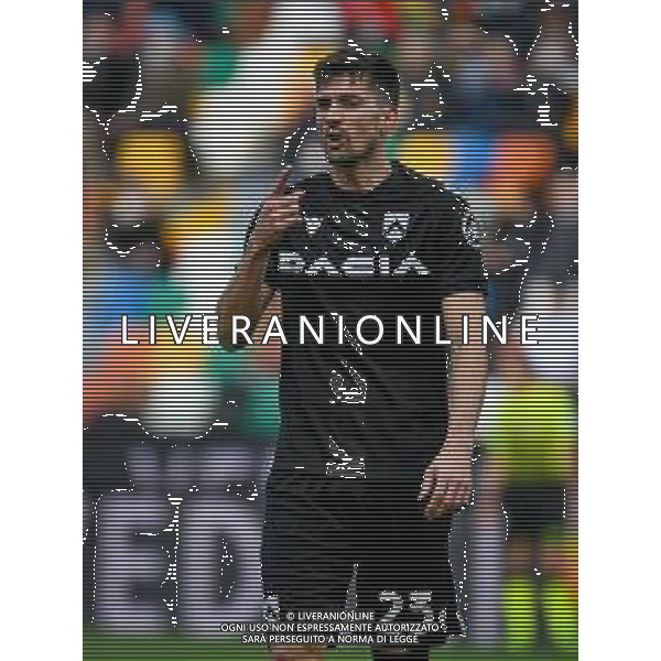 GriffoniE/LMedia - Udinese Calcio vs Genoa CFC - italian soccer Serie A match 2021/2022 28 November 2021 - Friuli - Dacia Arena stadium, Udine, Italy Photo showing: Ignacio Pussetto (Udinese) portrait @GriffoniE/LMedia/AGENZIA ALDO LIVERANI SAS