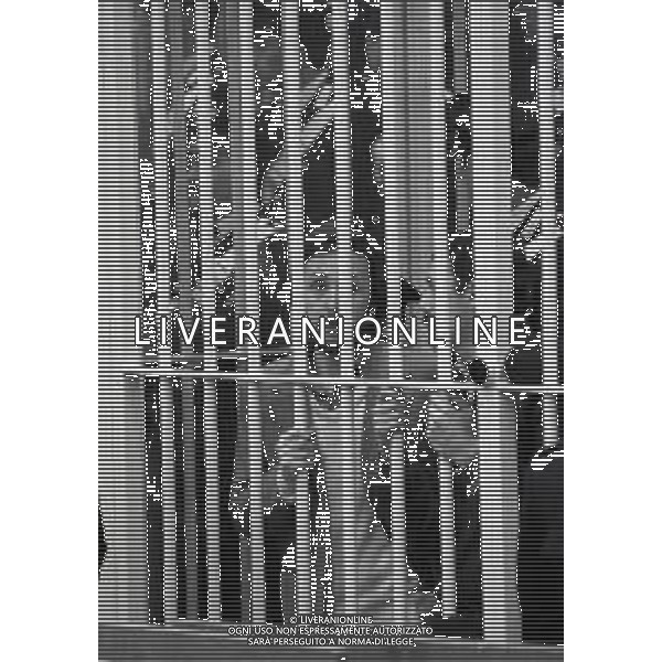 1983 MILANO AULA BUNKER SAN VITTORE PROCESSO ALLA COLONNA DELLE BRIGATE ROSSE WALTER ALASIA AG ALDO LIVERANI SAS