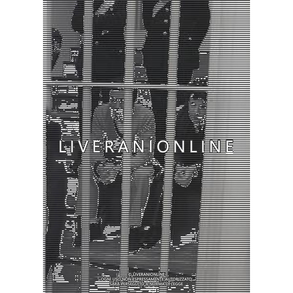 1983 MILANO AULA BUNKER SAN VITTORE PROCESSO ALLA COLONNA DELLE BRIGATE ROSSE WALTER ALASIA AG ALDO LIVERANI SAS