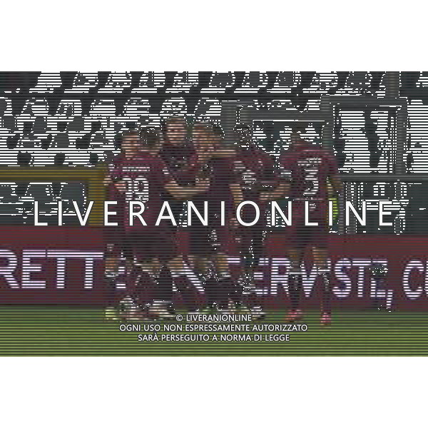 Torino 02.12.2021 Stadio Olimpico Grande Torino ©Alessandro Falzone/Agenzia Aldo Liverani Torino vs Empoli Serie A Tim 2021/2022 Nella foto : ESULTANZA GOL DI TOMMASO POBEGA