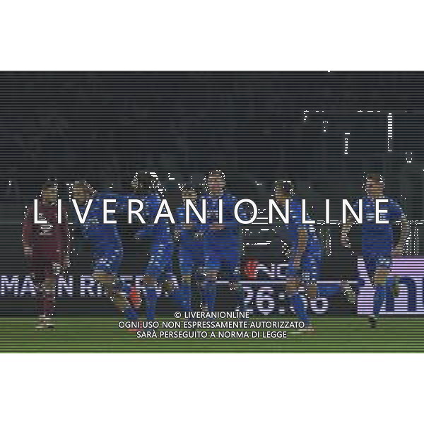 Torino 02.12.2021 Stadio Olimpico Grande Torino ©Alessandro Falzone/Agenzia Aldo Liverani Torino vs Empoli Serie A Tim 2021/2022 Nella foto : ESULTANZA GOL DI LA MANTIA ©FALZONE/AGENZIA ALDO LIVERANI SAS