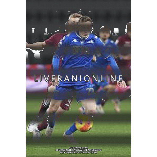 Torino 02.12.2021 Stadio Olimpico Grande Torino ©Alessandro Falzone/Agenzia Aldo Liverani Torino vs Empoli Serie A Tim 2021/2022 Nella foto : Szymon Zurkowski ©FALZONE/AGENZIA ALDO LIVERANI SAS