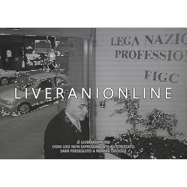 16-01-1997 MILANO LEGA CALCIO VIA ROSSELLINI RIUNIONE PRESIDENTI CALCIO NELLA FOTO ADRIANO GALLIANI AG ALDO LIVERANI SAS