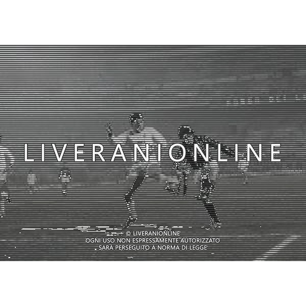 22-02-1984 MILANO OTTAVI DI FINALE DI COPPA ITALIA RITORNO MILAN-VICENZA 2-1 NELLA FOTO AZIONE DI GIOCO AG ALDO LIVERANI SAS