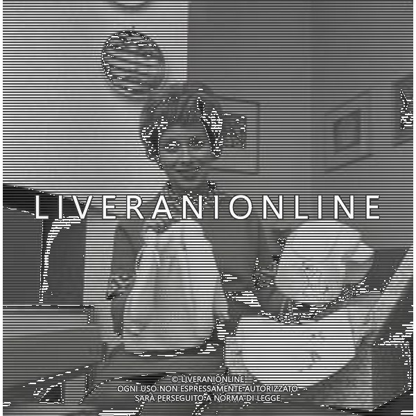 RETROSPETTIVA ROSANNA VAUDETTI ANNUNCIATRICE TELEVISIVA INCINTA DEL SECONDO FIGLIO A MILANO NEL 1969 ©Archivio Giovanni Liverani/AGENZIA ALDO LIVERANI SAS