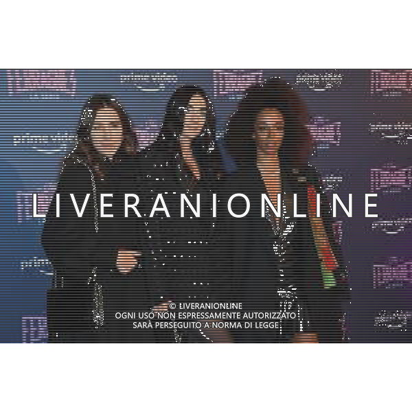 © TVRG Photocall The Ferragnez nella foto da SX Francesca Mapelli, Martina Maccherone e Giulia Peditto Milano 02-12-2021 Photocall presso il cinema Odeon di via Santa Radegonda per la premiere di The Ferragnez - La Serie il docu-reality con protagonisti Chiara Ferragni e Fedez foto Roberto Garavaglia/ag. Aldo Liverani sas/AGENZIA ALDO LIVERANI SAS
