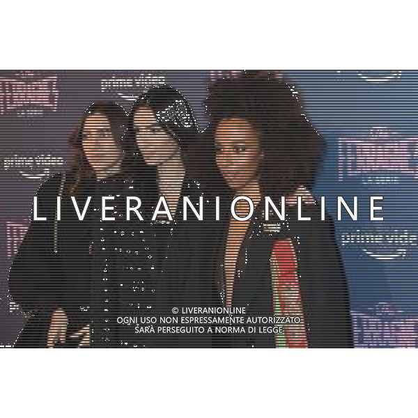 © TVRG Photocall The Ferragnez nella foto da SX Francesca Mapelli, Martina Maccherone e Giulia Peditto Milano 02-12-2021 Photocall presso il cinema Odeon di via Santa Radegonda per la premiere di The Ferragnez - La Serie il docu-reality con protagonisti Chiara Ferragni e Fedez foto Roberto Garavaglia/ag. Aldo Liverani sas/AGENZIA ALDO LIVERANI SAS