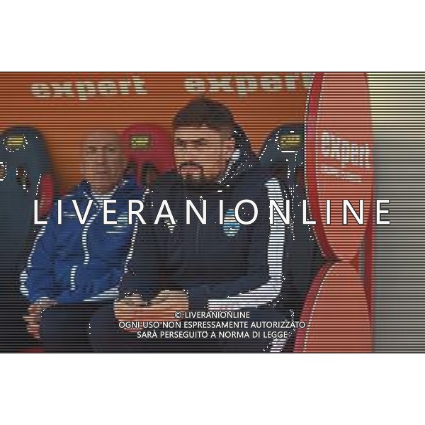 CROTONE - SPAL CAMPIONATO CALCIO SERIE B 04.12.2021 NELLA FOTO JOSEP CLOTET ALLENATORE SPAL IN PANCHINA ©ANDREA ROSITO/AGENZIA ALDO LIVERANI SAS