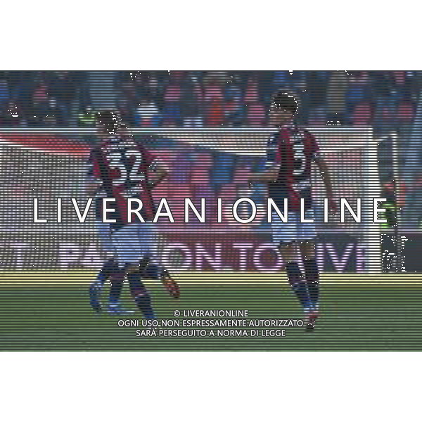 BOLOGNA vs FIORENTINA Campionato di calcio SERIE A TIM 05.12.2021 NELLA FOTO ESULTANZA IL GOAL DI AARON HICKEY ©VILLANI / AGENZIA ALDO LIVERANI SAS