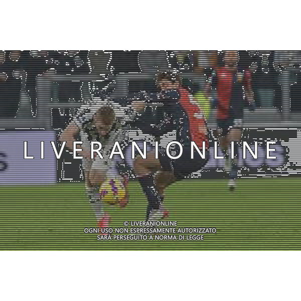 Torino 05.12.2021 Stadio Allianz Stadium ©Alessandro Falzone/Agenzia Aldo Liverani Juventus vs Genoa Serie A Tim 2021/2022 Nella foto : DEJAN KULUSEVSKI-ANDREA CAMBIASO ©FALZONE/AGENZIA ALDO LIVERANI SAS