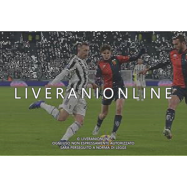 Torino 05.12.2021 Stadio Allianz Stadium ©Alessandro Falzone/Agenzia Aldo Liverani Juventus vs Genoa Serie A Tim 2021/2022 Nella foto : Federico Bernardeschi-Andrea Cambiaso ©FALZONE/AGENZIA ALDO LIVERANI SAS