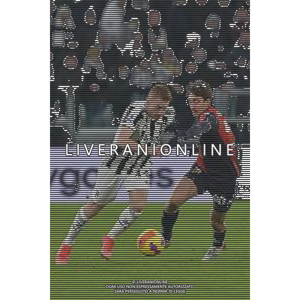 Torino 05.12.2021 Stadio Allianz Stadium ©Alessandro Falzone/Agenzia Aldo Liverani Juventus vs Genoa Serie A Tim 2021/2022 Nella foto : Dejan Kulusevski-Andrea Cambiaso ©FALZONE/AGENZIA ALDO LIVERANI SAS