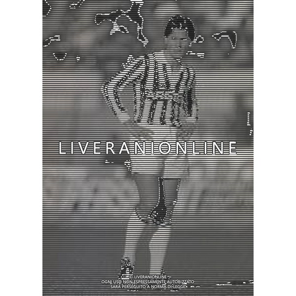 02-03-1988 TORINO COPPA ITALIA JUVENTUS AVELLINO 1-0 NELLA FOTO NICOLO\' NAPOLI AG ALDO LIVERANI SAS