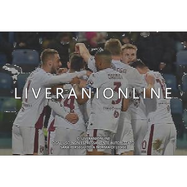 6-12-2021. Cagliari Calcio - Torino F.C.. 16° giornata Serie A calcio 2021-2022. Italia, Sardegna, Cagliari, Stadio Unipol Domus. Salvatore Moi/Aldo Liverani s.a.s. Nella foto: gol ed esultanza Torino in trasferta contro Cagliari. Segna: autogol Andrea Carboni Cagliari ©MOI/AGENZIA ALDO LIVERANI SAS