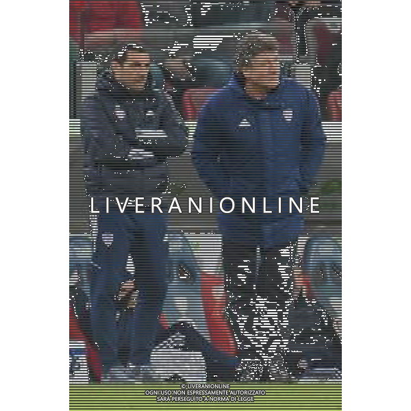 6-12-2021. Cagliari Calcio - Torino F.C.. 16° giornata Serie A calcio 2021-2022. Italia, Sardegna, Cagliari, Stadio Unipol Domus. Salvatore Moi/Aldo Liverani s.a.s. Nella foto: Walter Mazzarri allenatore Cagliari ©MOI/AGENZIA ALDO LIVERANI SAS