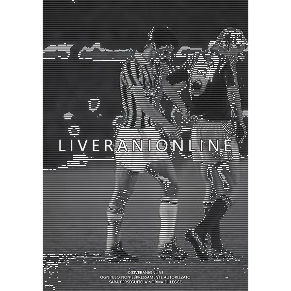 20-04-1988 TORINO SEMIFINALE DI COPPA ITALIA JUVENTUS TORINO 2-1 NELLA FOTO IAN RUSH E SILVANO BENEDETTI AG ALDO LIVERANI SAS