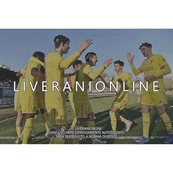 ¬© TVRG esultanza Liverpool dopo il gol dell\'1 a 0 Mateusz Musialowski Milan vs Liverpool UEFA Youth League fase a gironi 6a giornata - gruppo B Milano 07-12-2021 Centro sportivo Peppino Vismara foto Roberto Garavaglia/ag. Aldo Liverani sas/AGENZIA ALDO LIVERANI SAS