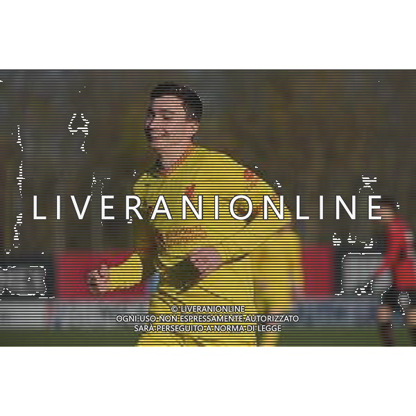 ¬© TVRG Mateusz Musialowski (Liverpool) esulta dopo il gol dell\'1 a 0 Milan vs Liverpool UEFA Youth League fase a gironi 6a giornata - gruppo B Milano 07-12-2021 Centro sportivo Peppino Vismara foto Roberto Garavaglia/ag. Aldo Liverani sas/AGENZIA ALDO LIVERANI SAS