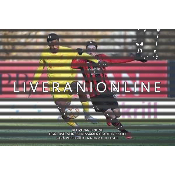 ¬© TVRG Billy Koumetio (Liverpool) e Antonio Gala (Milan) Milan vs Liverpool UEFA Youth League fase a gironi 6a giornata - gruppo B Milano 07-12-2021 Centro sportivo Peppino Vismara foto Roberto Garavaglia/ag. Aldo Liverani sas/AGENZIA ALDO LIVERANI SAS