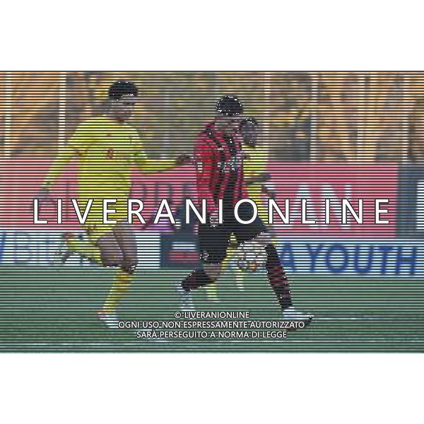 ¬© TVRG Marco Nasti (Milan) segna il gol dell\'1 a 1 Milan vs Liverpool UEFA Youth League fase a gironi 6a giornata - gruppo B Milano 07-12-2021 Centro sportivo Peppino Vismara foto Roberto Garavaglia/ag. Aldo Liverani sas/AGENZIA ALDO LIVERANI SAS