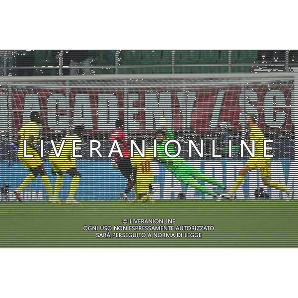 Fikayo Tomori (Milan) segna il gol dell\'1 a 0 Milan vs Liverpool UEFA Champions League fase a gironi 6a giornata - gruppo B Milano 07-12-2021 Stadio Giuseppe Meazza - San Siro foto Roberto Garavaglia/ag. Aldo Liverani sas /AGENZIA ALDO LIVERANI SAS