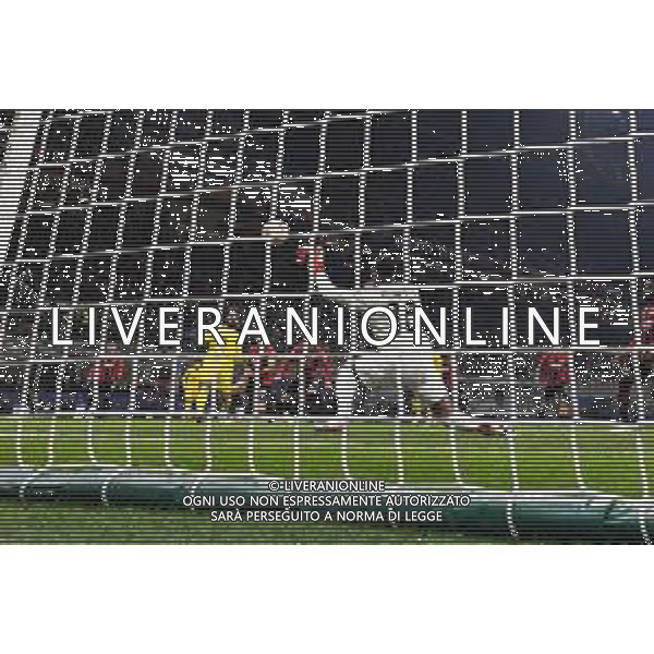 Mohamed Salah (Liverpool) segna il gol dell\'1 a 1 Milan vs Liverpool UEFA Champions League fase a gironi 6a giornata - gruppo B Milano 07-12-2021 Stadio Giuseppe Meazza - San Siro foto Roberto Garavaglia/ag. Aldo Liverani sas /AGENZIA ALDO LIVERANI SAS