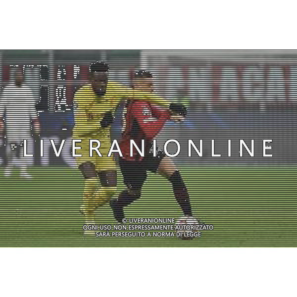 Divock Origi (Liverpool) e Rade Krunic (Milan) Milan vs Liverpool UEFA Champions League fase a gironi 6a giornata - gruppo B Milano 07-12-2021 Stadio Giuseppe Meazza - San Siro foto Roberto Garavaglia/ag. Aldo Liverani sas /AGENZIA ALDO LIVERANI SAS