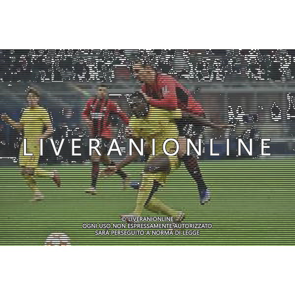 Ibrahima Konate\' (Liverpool) e Zlatan Ibrahimovic (Milan) Milan vs Liverpool UEFA Champions League fase a gironi 6a giornata - gruppo B Milano 07-12-2021 Stadio Giuseppe Meazza - San Siro foto Roberto Garavaglia/ag. Aldo Liverani sas /AGENZIA ALDO LIVERANI SAS