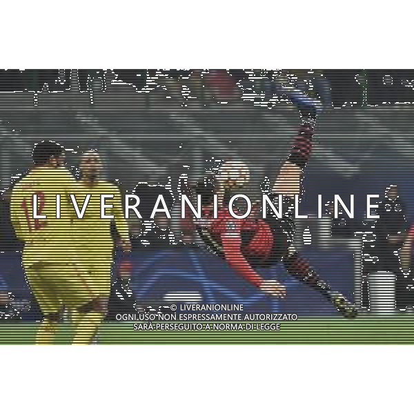Zlatan Ibrahimovic (Milan) Milan vs Liverpool UEFA Champions League fase a gironi 6a giornata - gruppo B Milano 07-12-2021 Stadio Giuseppe Meazza - San Siro foto Roberto Garavaglia/ag. Aldo Liverani sas /AGENZIA ALDO LIVERANI SAS