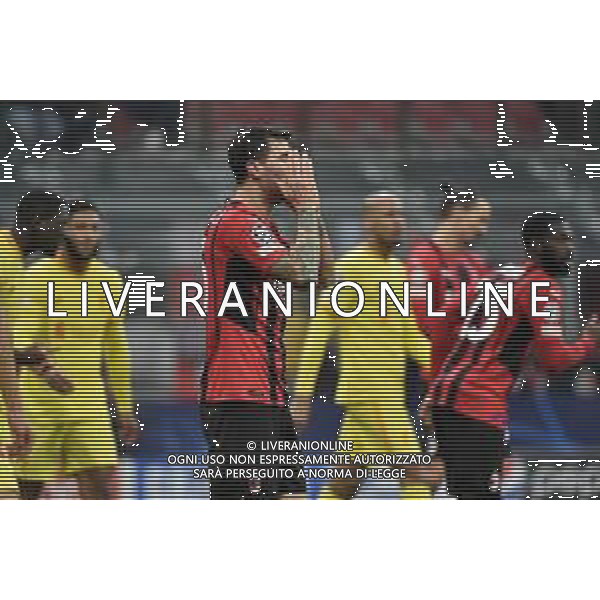 Alessio Romagnoli (Milan) Milan vs Liverpool UEFA Champions League fase a gironi 6a giornata - gruppo B Milano 07-12-2021 Stadio Giuseppe Meazza - San Siro foto Roberto Garavaglia/ag. Aldo Liverani sas /AGENZIA ALDO LIVERANI SAS