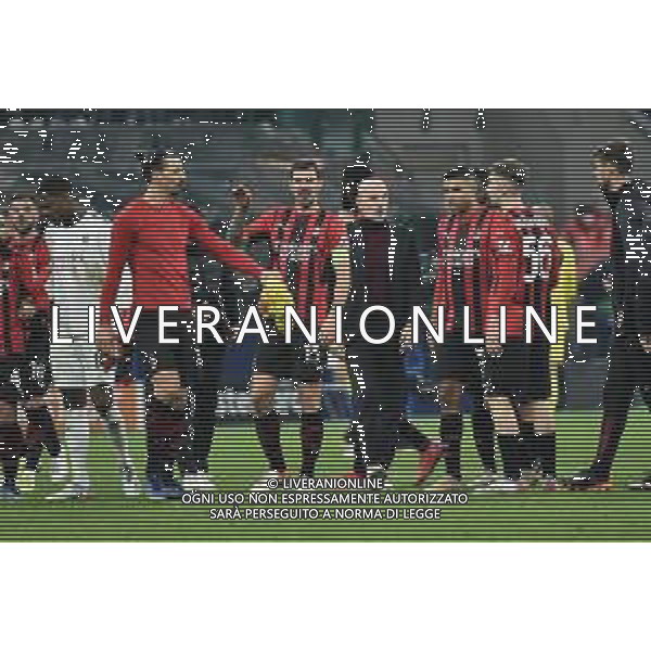 delusione finale Milan Milan vs Liverpool UEFA Champions League fase a gironi 6a giornata - gruppo B Milano 07-12-2021 Stadio Giuseppe Meazza - San Siro foto Roberto Garavaglia/ag. Aldo Liverani sas /AGENZIA ALDO LIVERANI SAS