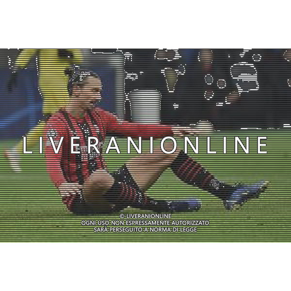 Zlatan Ibrahimovic (Milan) Milan vs Liverpool UEFA Champions League fase a gironi 6a giornata - gruppo B Milano 07-12-2021 Stadio Giuseppe Meazza - San Siro foto Roberto Garavaglia/ag. Aldo Liverani sas /AGENZIA ALDO LIVERANI SAS