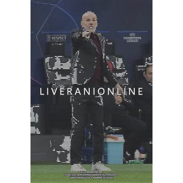 Stefano Pioli allenatore Milan Milan vs Liverpool UEFA Champions League fase a gironi 6a giornata - gruppo B Milano 07-12-2021 Stadio Giuseppe Meazza - San Siro foto Roberto Garavaglia/ag. Aldo Liverani sas /AGENZIA ALDO LIVERANI SAS