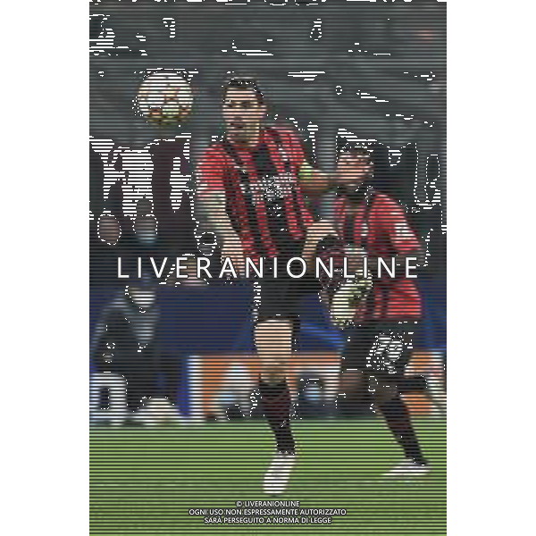 Alessio Romagnoli (Milan) Milan vs Liverpool UEFA Champions League fase a gironi 6a giornata - gruppo B Milano 07-12-2021 Stadio Giuseppe Meazza - San Siro foto Roberto Garavaglia/ag. Aldo Liverani sas /AGENZIA ALDO LIVERANI SAS