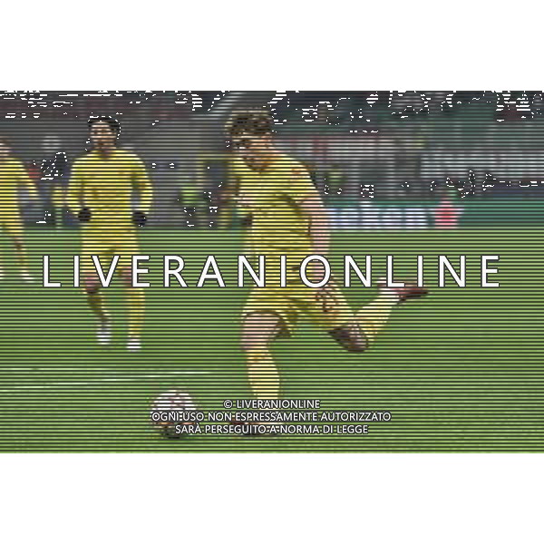 Kostas Tsimikas (Liverpool) Milan vs Liverpool UEFA Champions League fase a gironi 6a giornata - gruppo B Milano 07-12-2021 Stadio Giuseppe Meazza - San Siro foto Roberto Garavaglia/ag. Aldo Liverani sas /AGENZIA ALDO LIVERANI SAS